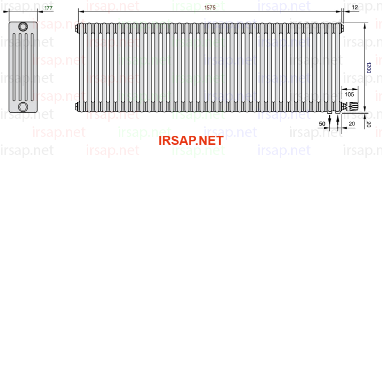 Радиатор IRSAP Tesi 51200/35 T26 CL 01